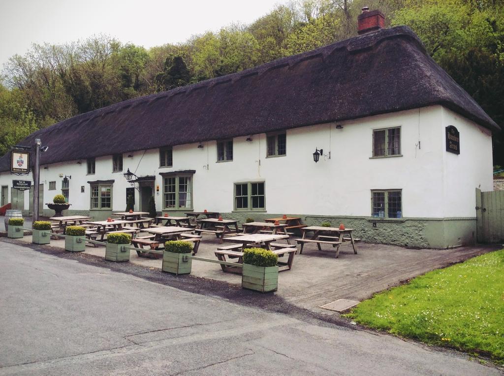 Hotel Hambro Arms Milton Abbas Exterior foto
